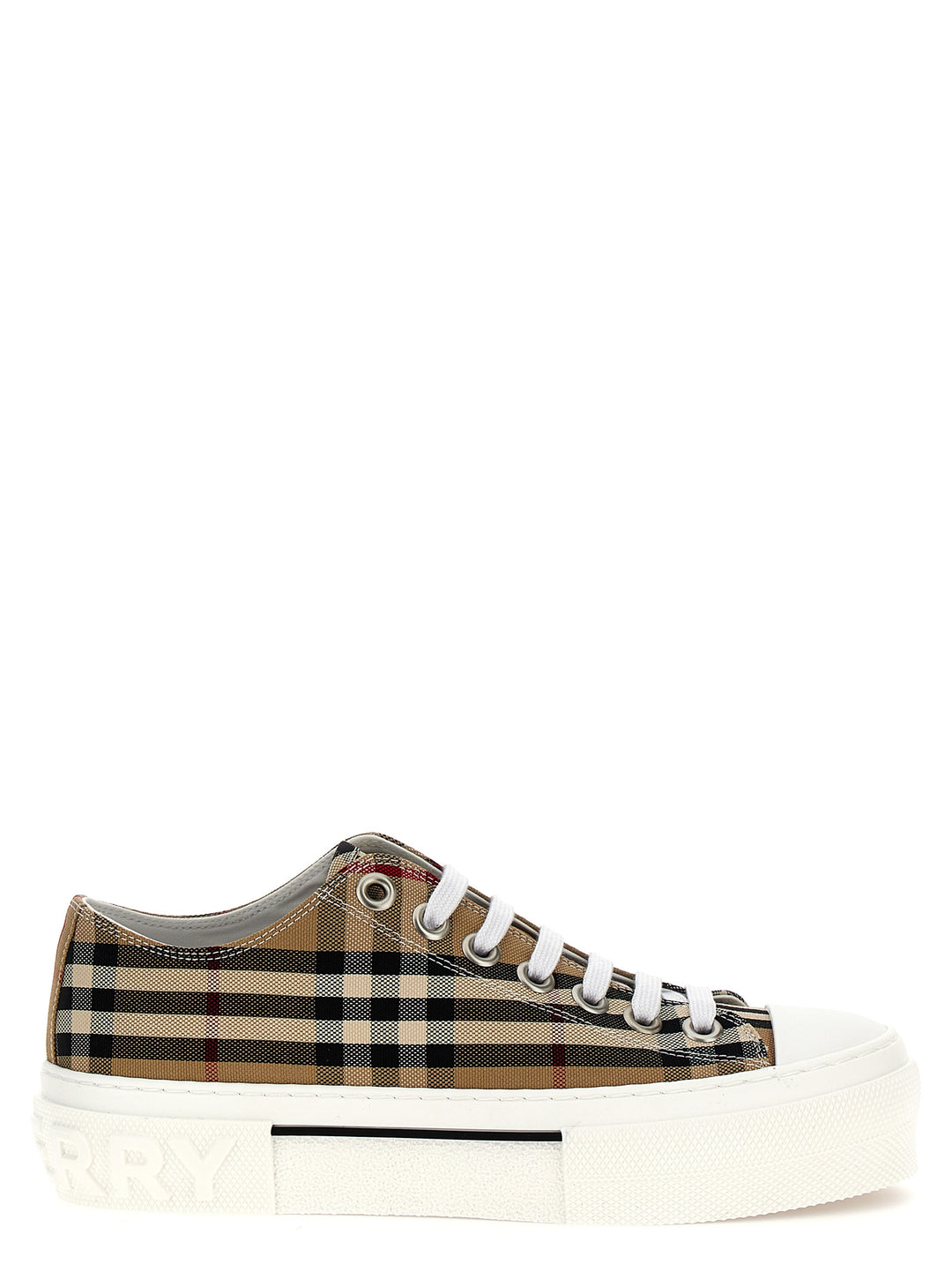 Burberry Check Sneakers - Beige | d15e2a68e3a8b43a56428bdf2d7fec7c6abef0ca