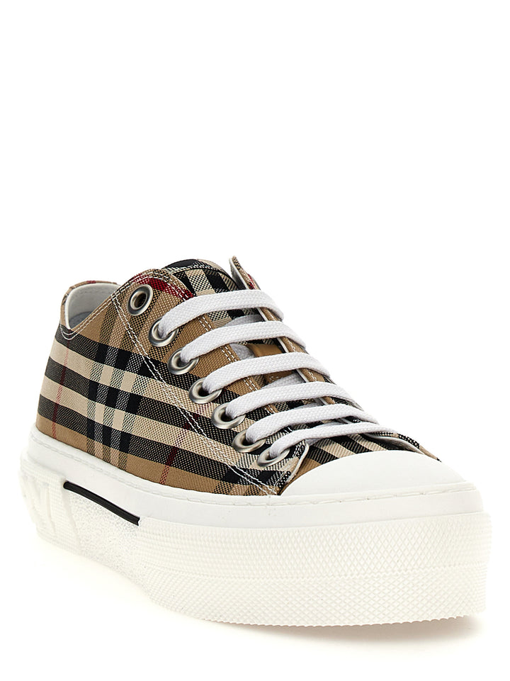 Burberry Check Sneakers - Beige | 6fd0ae19b16bf54caae29a1d1453d1a69a0adfd4