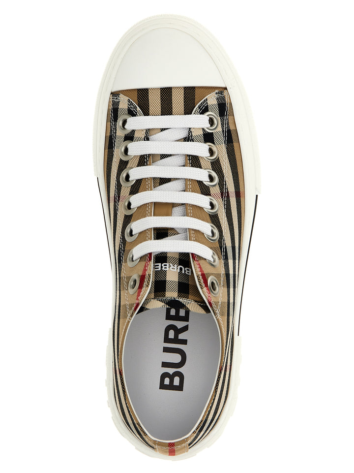 Burberry Check Sneakers - Beige | 2641e45c8f96c46458048ec3305293d2f9f1fce4