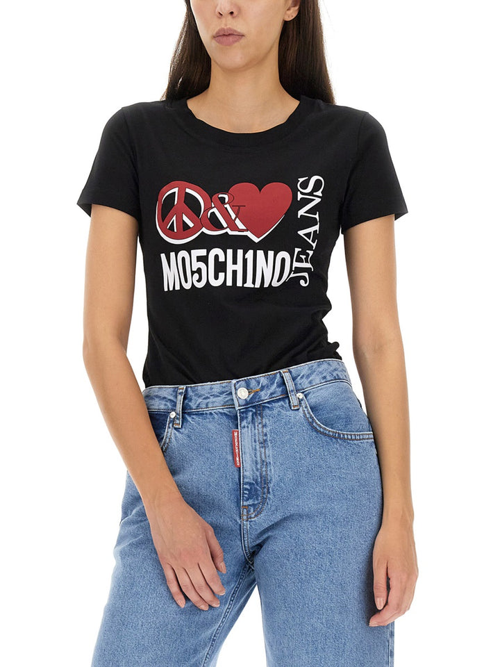 Moschino Jeans T shirts - Black | Wanan Luxury