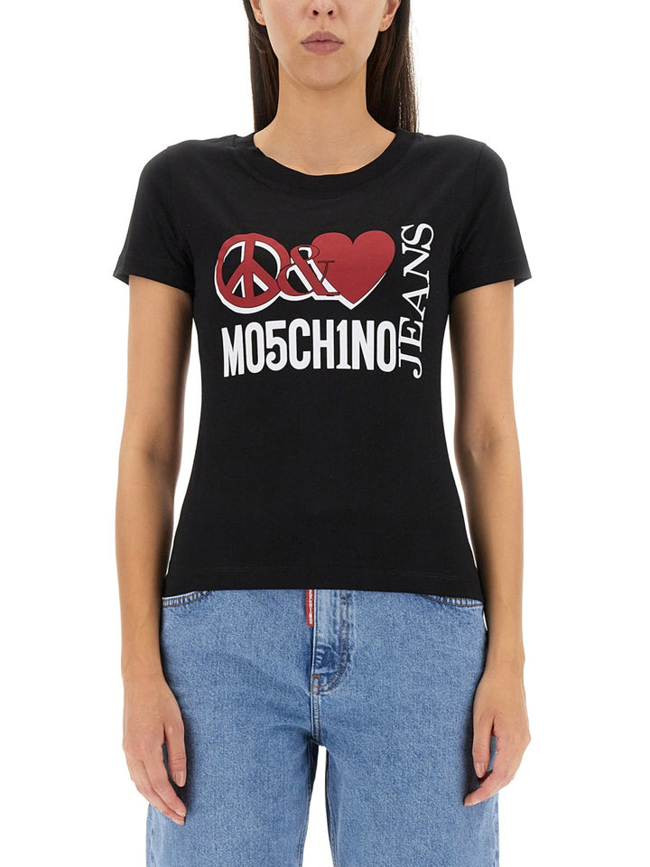 Moschino Jeans T shirts - Black | Wanan Luxury