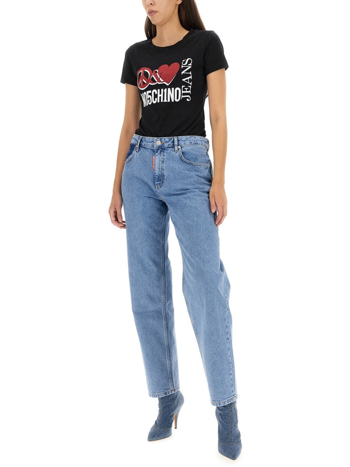 Moschino Jeans T shirts - Black | Wanan Luxury