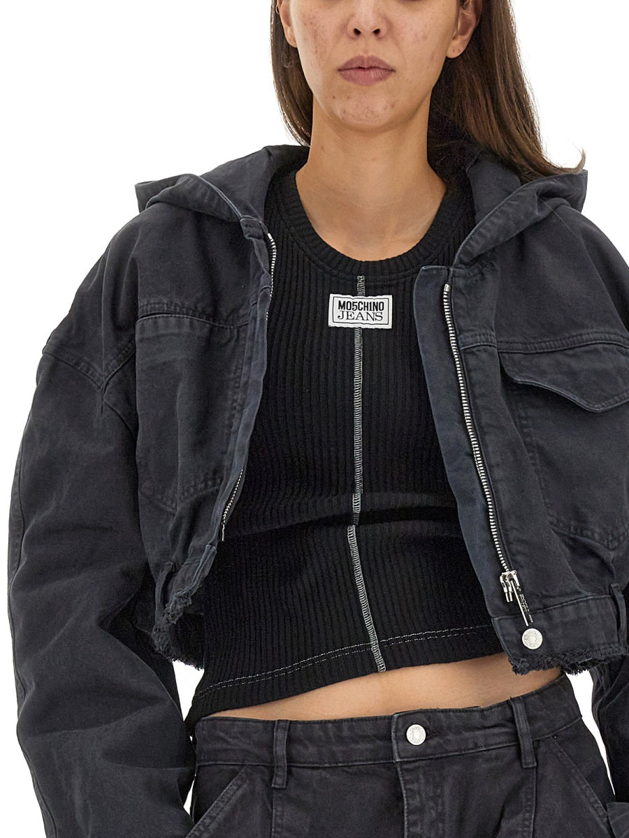 Moschino Jeans Jackets - Black | Wanan Luxury