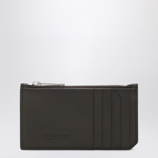 Fondente Intrecciato Zip Card Holder