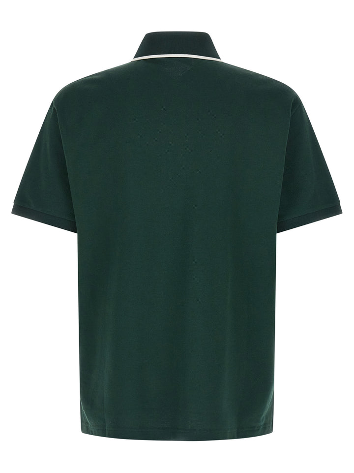 Gucci Logo Embroidery  Shirt Polo - Green | 9728891c784fcc94add43f14682bec3d2fe310d0