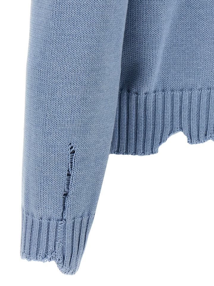 Mcqueen Skull Sweater Sweaters and Cardigans - Light Blue | 90a4d56ada0a821468b0ecd7c28dca11f9b9adf6