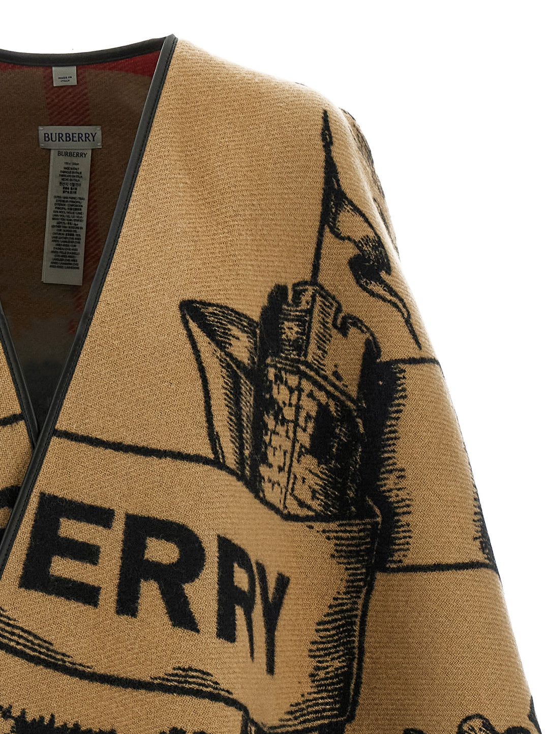 Burberry Gallant Capes - Beige | 5c2447edc52f58957c26c1a73e59f2bf7863ad3b