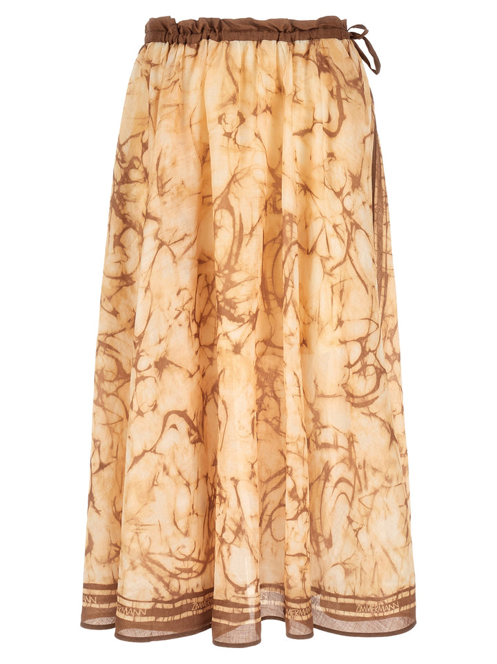 Zimmermann Indra Skirts - Beige | 0ce990fedc0f88ef1bc8dede0e91c277753b93da