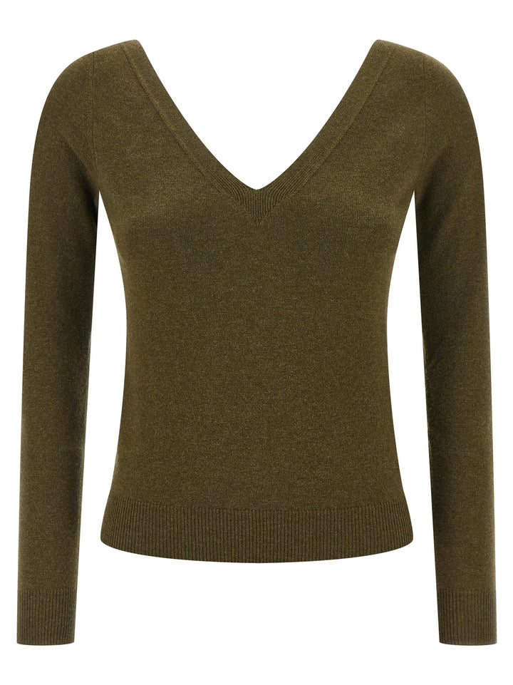 Saint Laurent Cashmere Sweater Sweaters and Cardigans - Green | 1745227b79664ab5af8450cacb76eaf2a3bd998e
