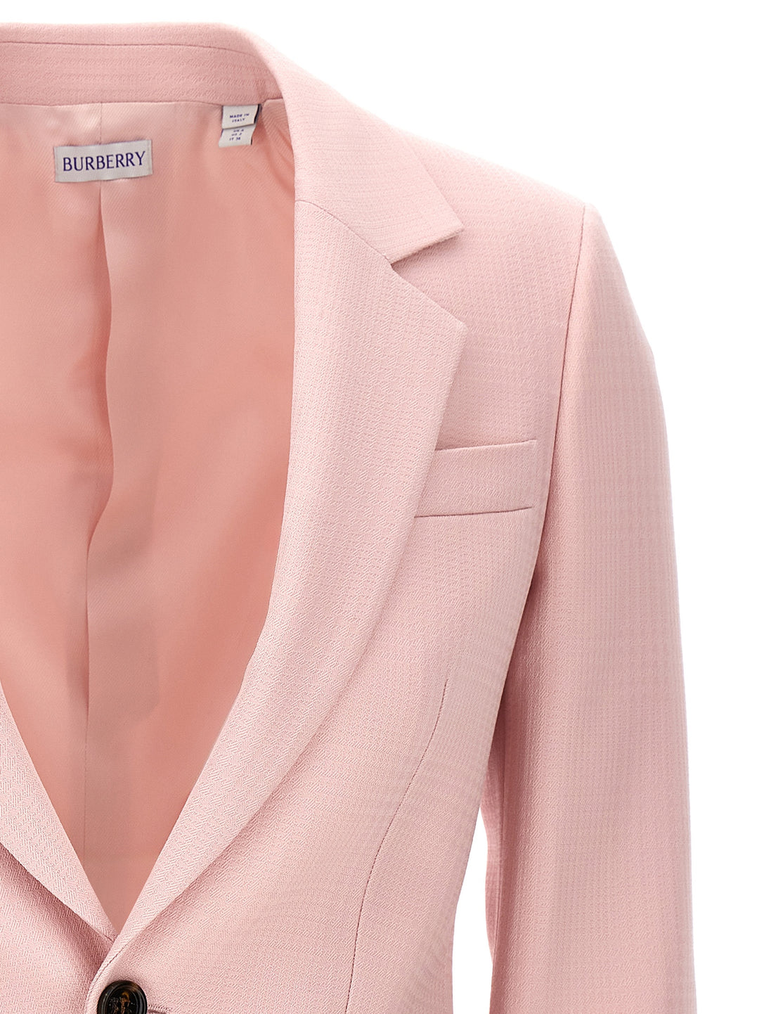 Burberry Single-Breasted Tailored Blazer BlazerS - Pink | 4211b70738a5e9850a53fc68d0f10c2d604a090b