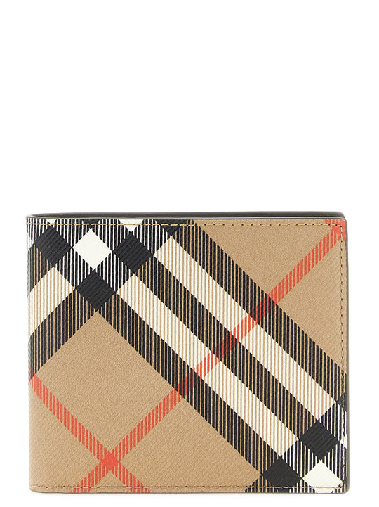 Check Wallet Wallets And Card Holders Beige