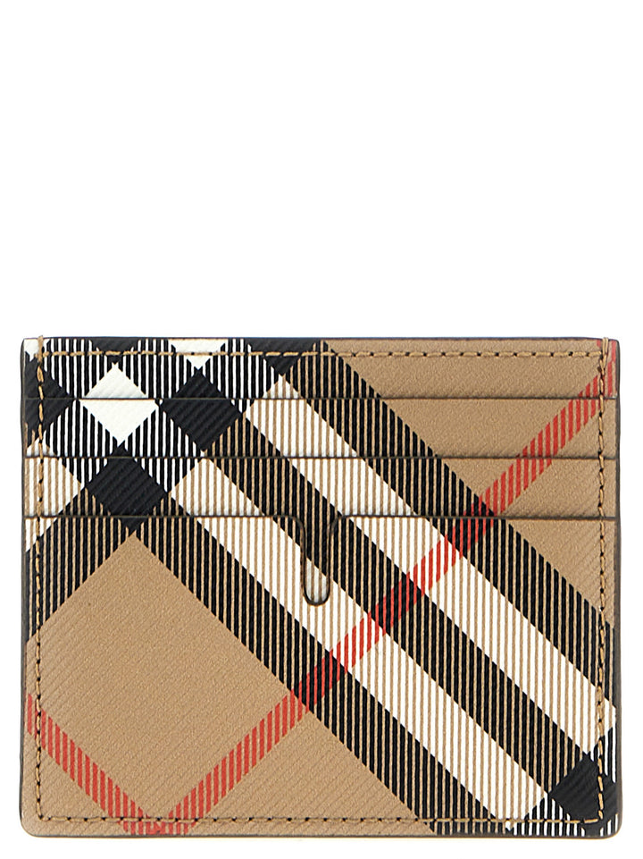 Burberry Tall Check Wallets and Card Holders - Beige | 26c39b6adf59d633251113bf17edc280a6b570df