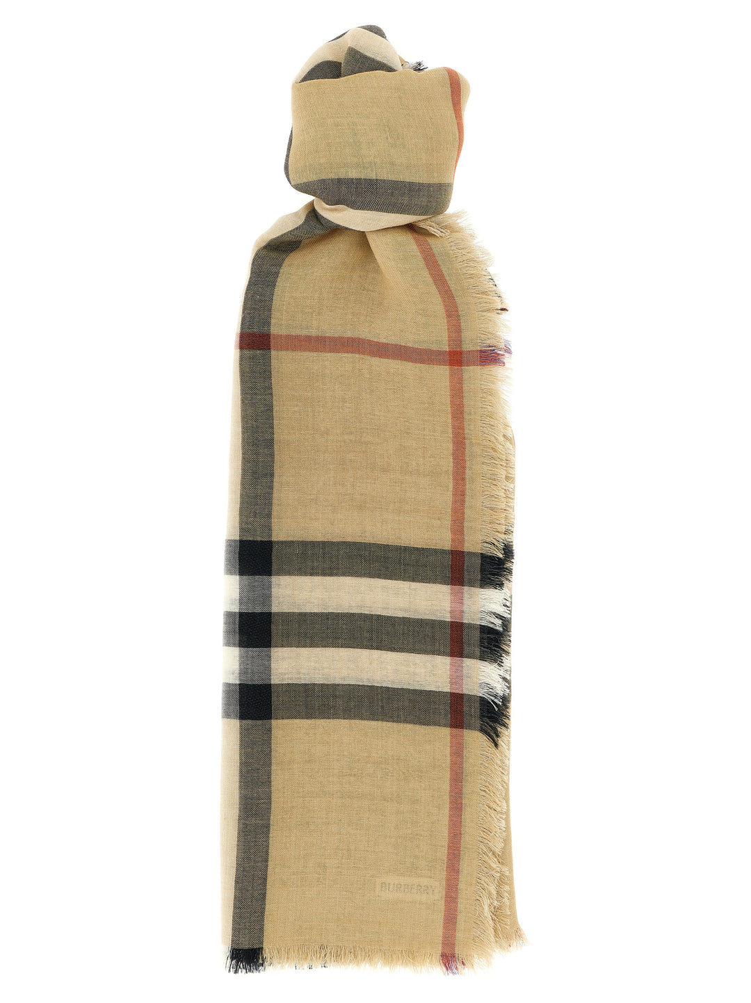 Burberry Check Reversible Scarf Scarves and Foulards - Beige | 467ceb5044b5dad865c1e255503656821bc69caf