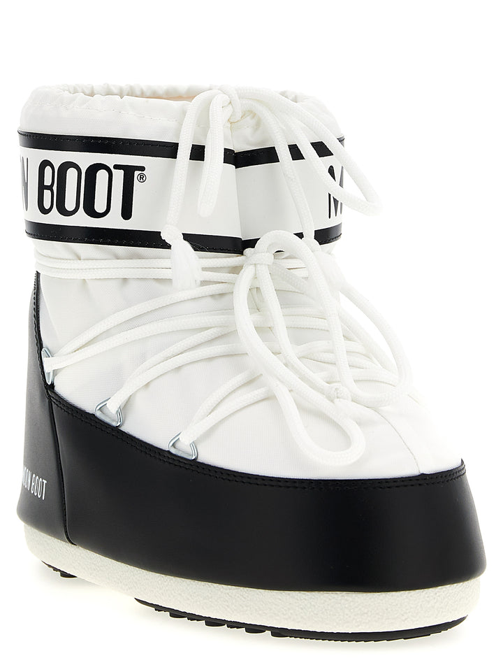 Moon Boot Icon Low Boots and Ankle Boots - White/Black | 4ec097381f32cf054279f022b3b5690362a2cefe