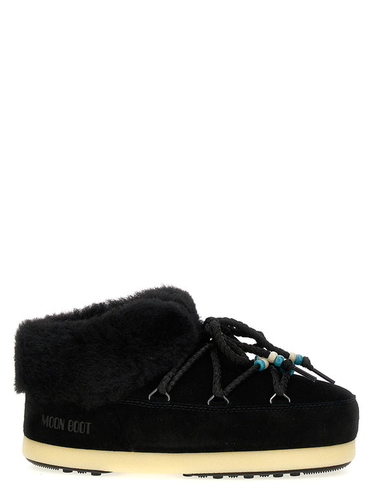 Mule Suede Beads Boots And Ankle Boots Black