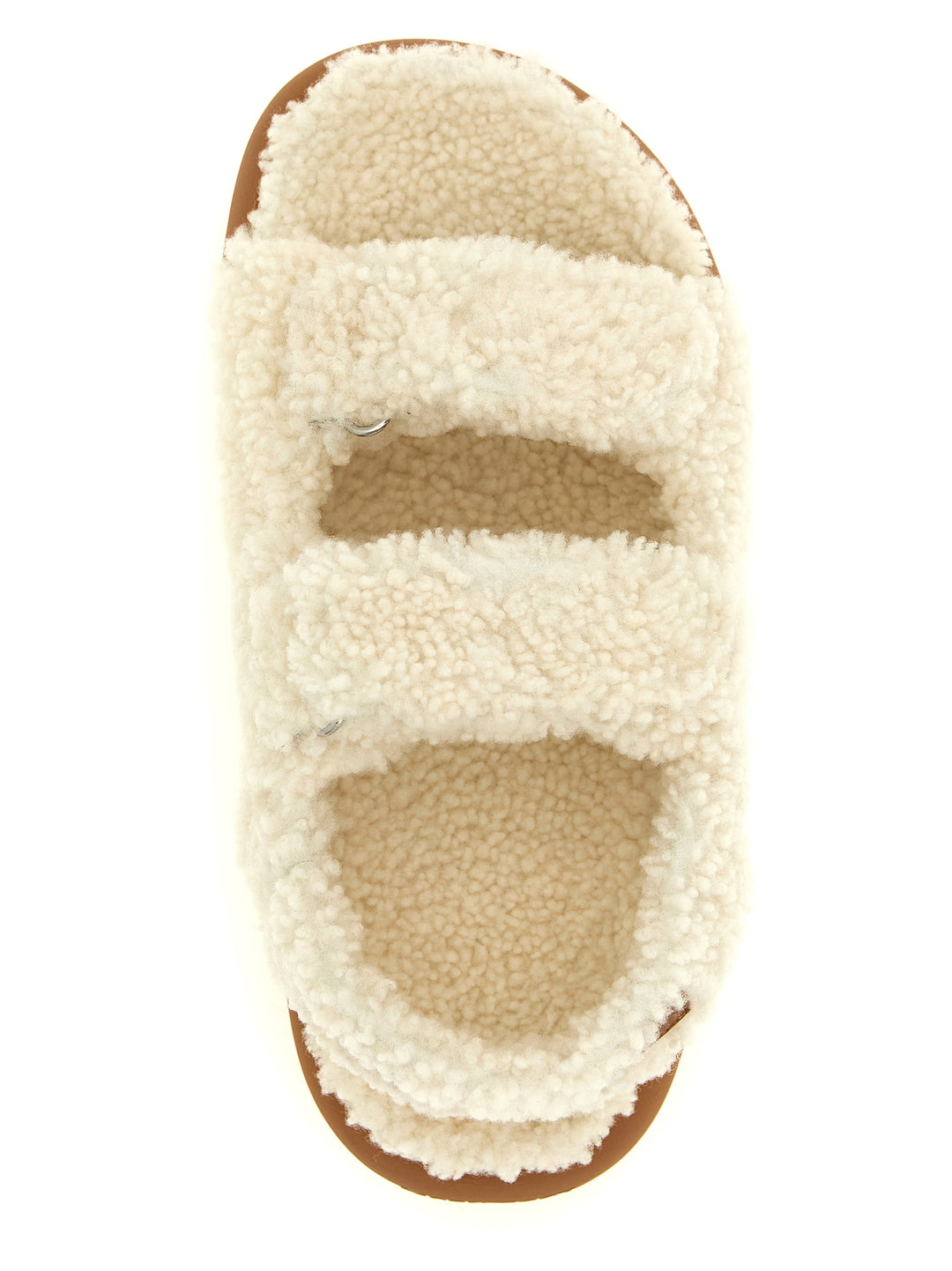 Moon Boot Shearling Sandals - White | 2a6cf5e49730823d7e39cf938301ae47ae7947dd