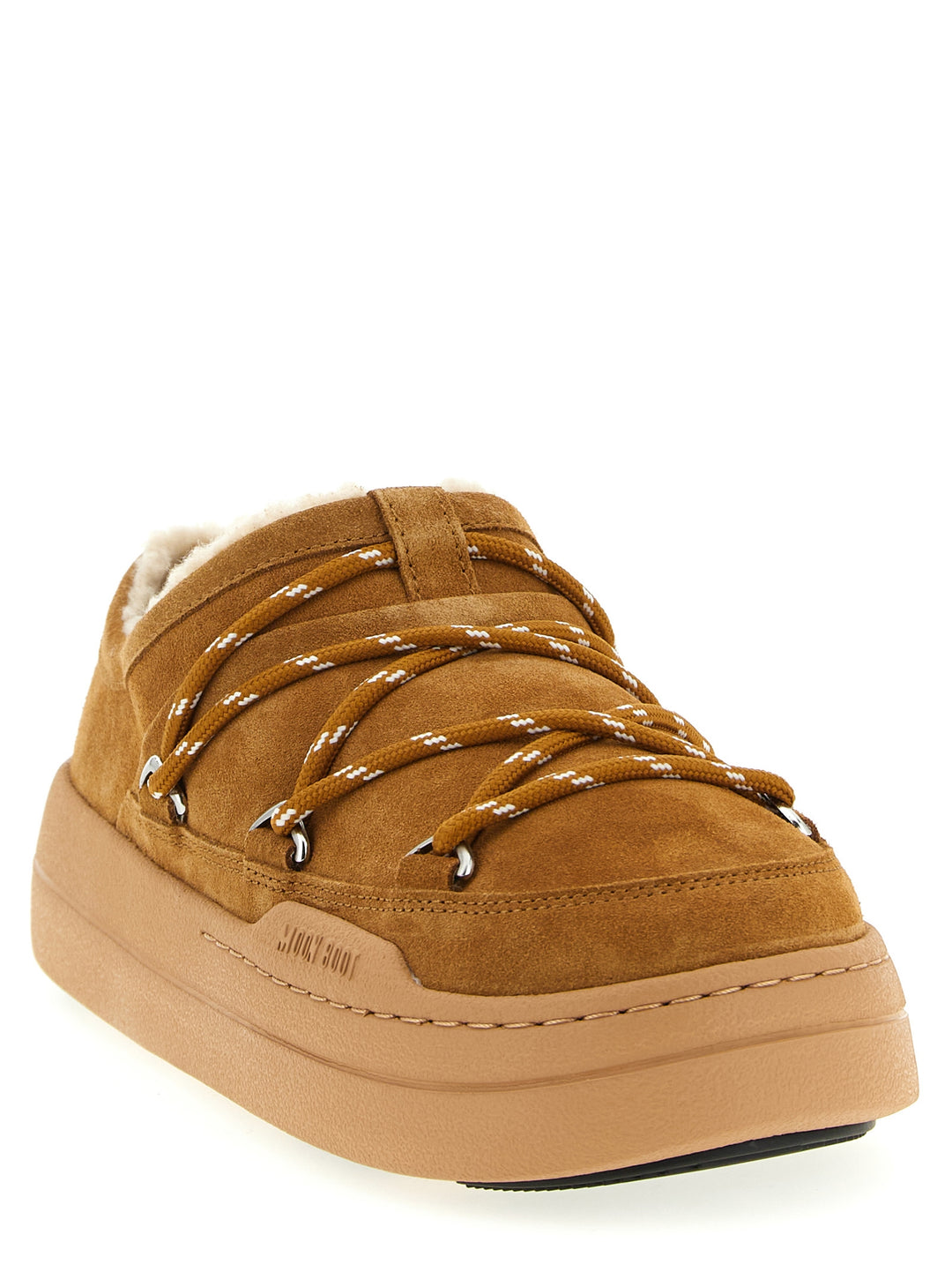 Moon Boot Park Slipper Flat shoes - Brown | c04bc517ac564e486eaa958fa2a1683304db5385