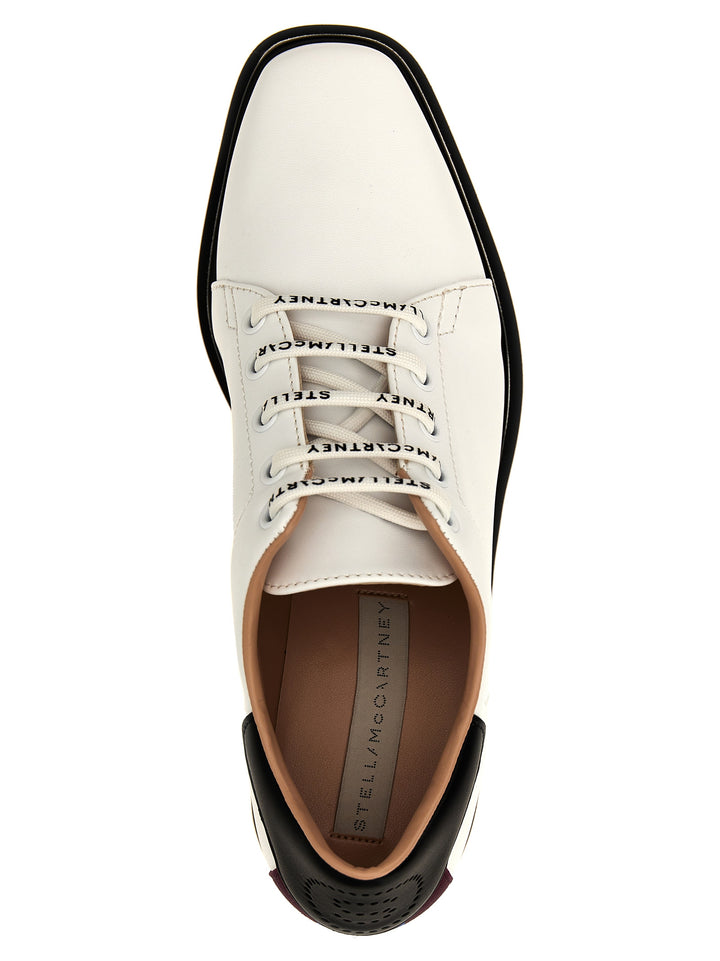 Stella Mccartney Sneak-Elyse Wedges - White/Black | 40b8b7297944e4ce12c9bffc71c7ed0c04ee016e