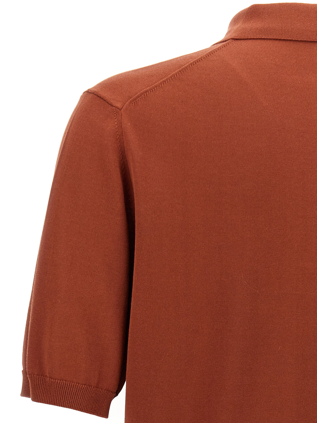 Cotton Shirt Polo Red