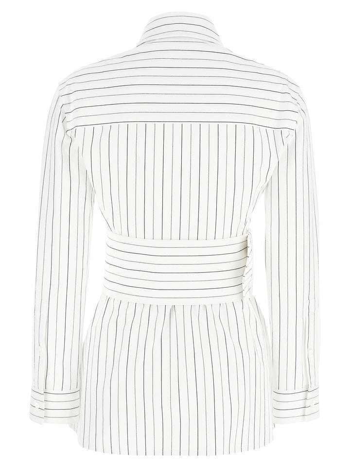 Burberry Striped Shirt Shirt and Blouse - White | f23b08e4e1ed71677d5c923eb1a393d0ed9dae20