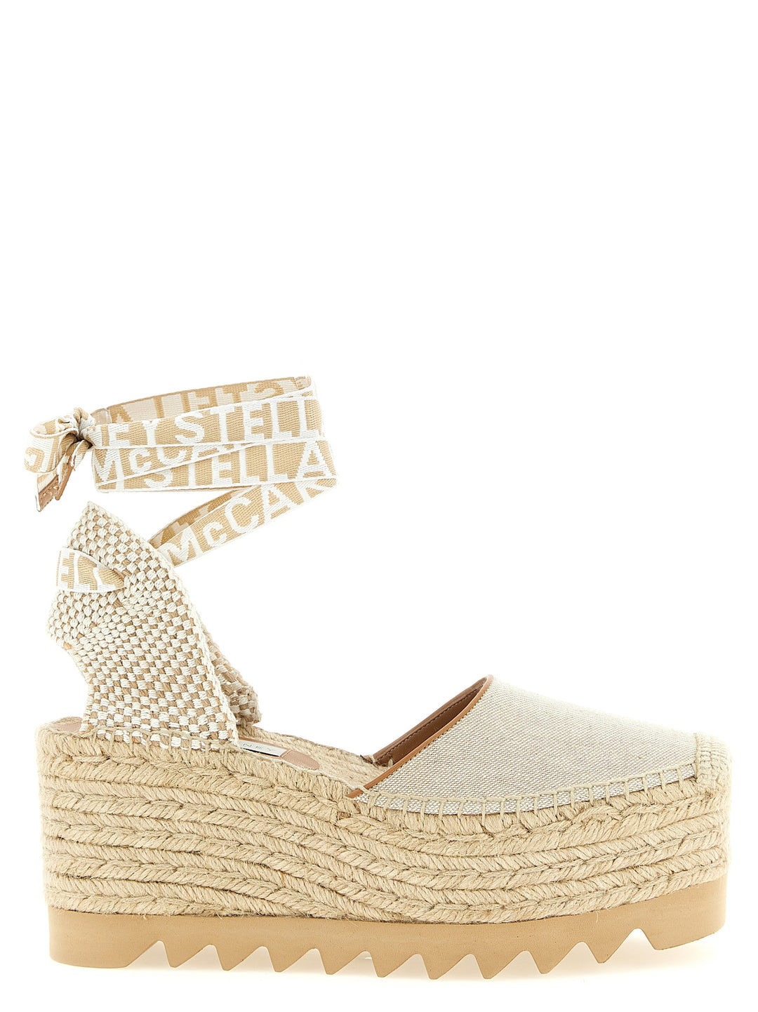 Stella Mccartney Gaia Wedges - Beige | 99d39ab41f1ce406062e00b1a77af3bd9ca15f4f