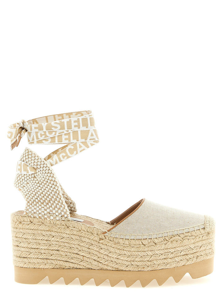 Stella Mccartney Gaia Wedges - Beige | 99d39ab41f1ce406062e00b1a77af3bd9ca15f4f