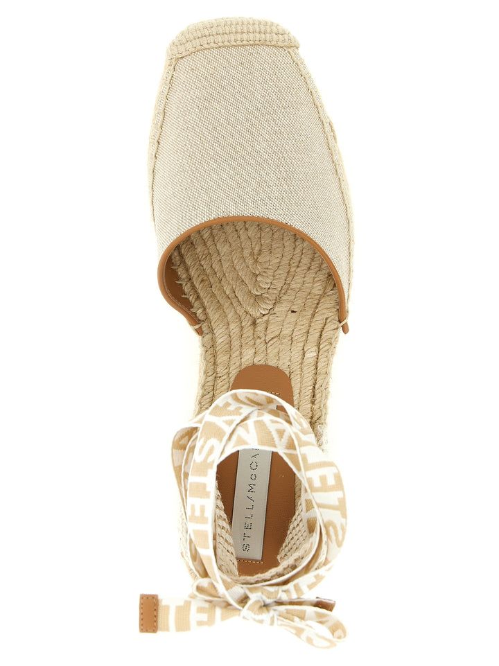 Stella Mccartney Gaia Wedges - Beige | 3717334397dd9e7db31f574488b7fb9077814e90