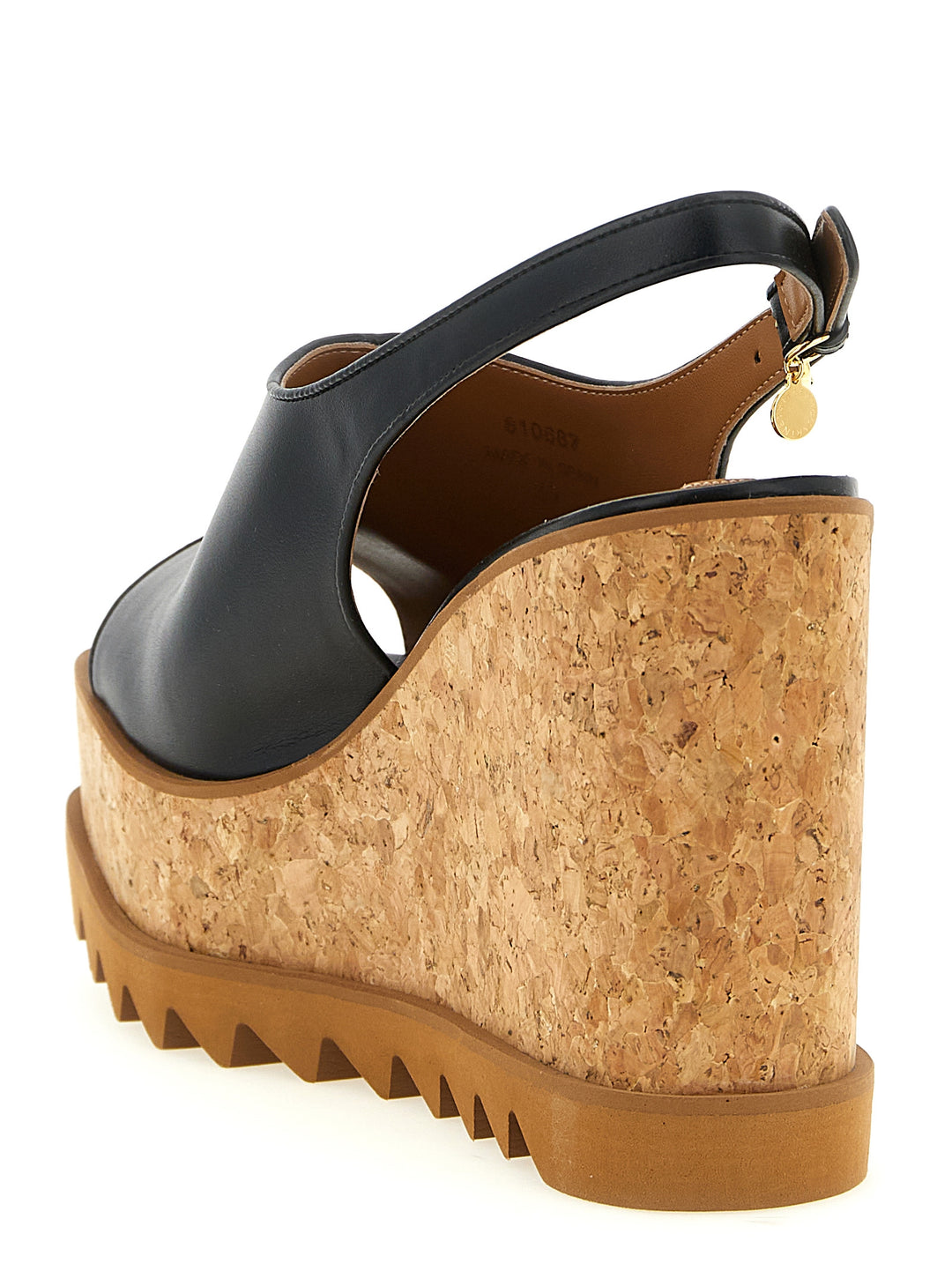 Stella Mccartney Sneak-Elyse Wedges - Black | 40e929313fc0ea3c298b6f9faed67f1c860c6db4