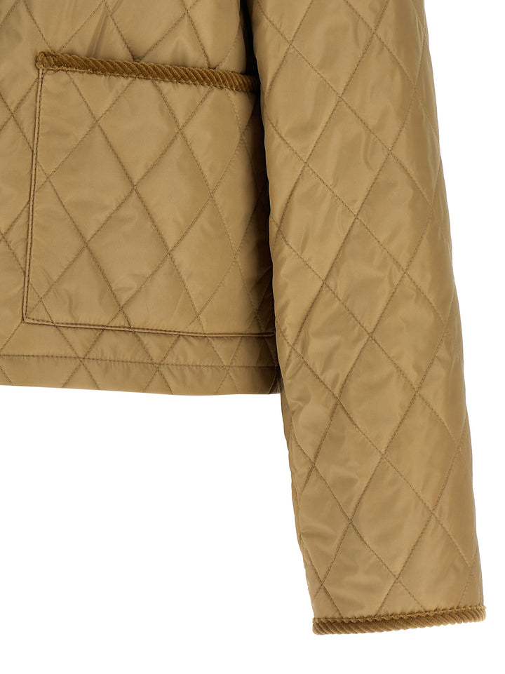 Burberry Tal Puffer Jackets - Beige | 6094de81724d1258ce63b8e5e2a00665d5e5304c