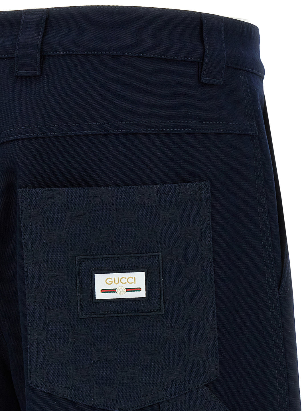 Gucci Gucci Incrocio Gg Pants - Blue | 3018e75bba965f09a2cf96c1558b3ea139411164