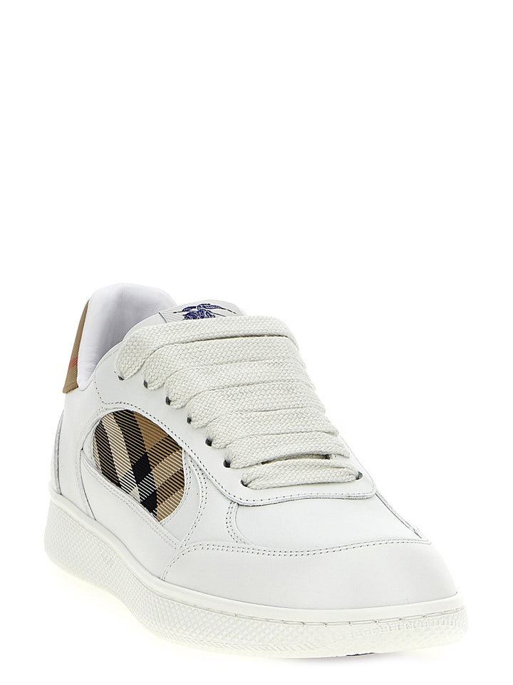 Burberry Terrace Sneakers - White | 5f16e018ce5c85ec60e4e0b297a74a922c5fd97e
