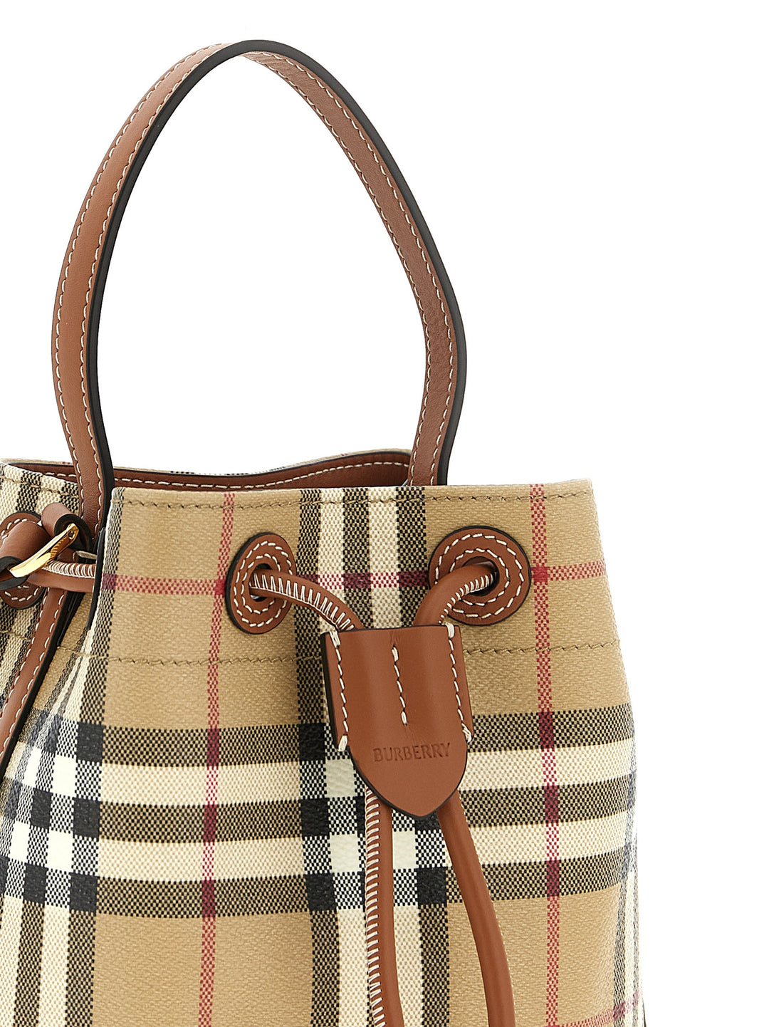 Burberry Check Bucket Bag Crossbody Bags - Multicolor | a0915a791c4b2aee538682ac4dfcbd2dd7b6f00a