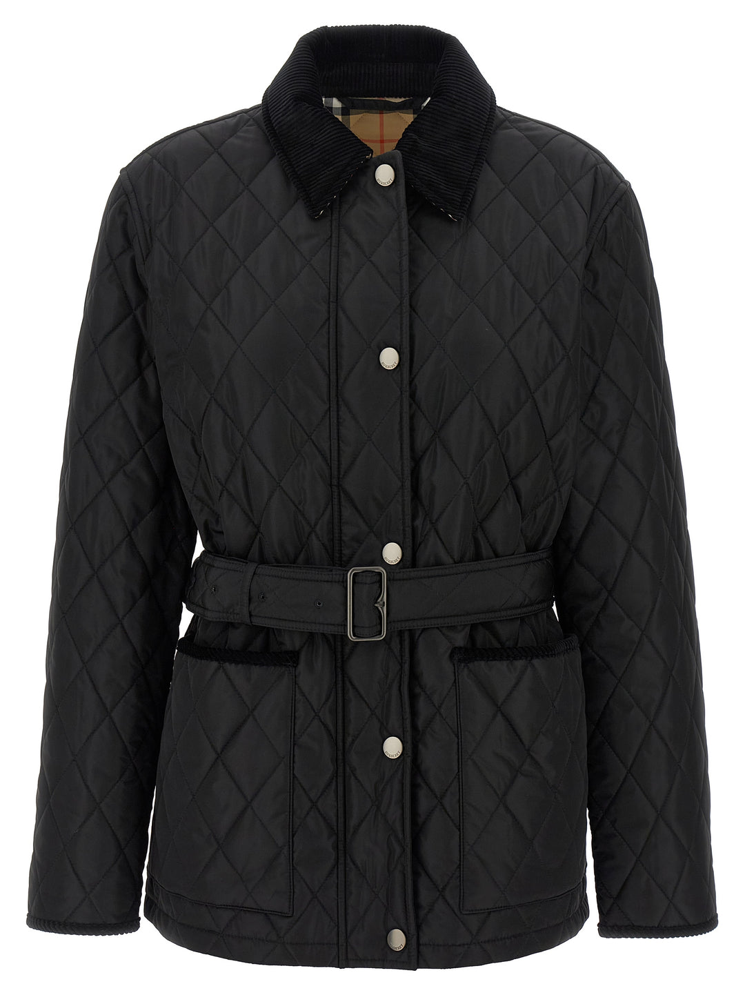 Burberry Chiltern Puffer Jackets - Black | ed42e5b32b9f859f8bae35ab602e677287bfae68