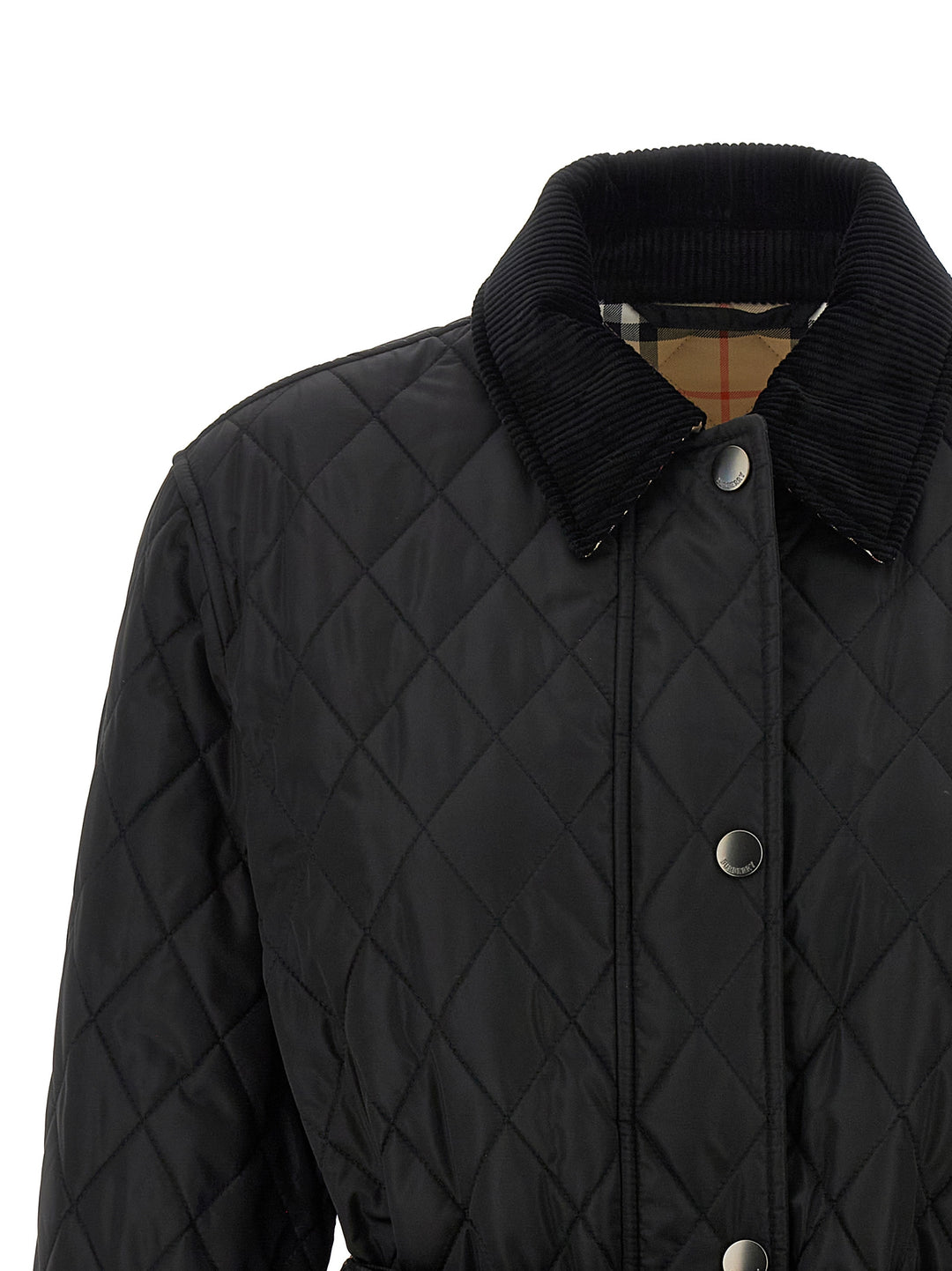 Burberry Chiltern Puffer Jackets - Black | 9107acfd4b419d208958c0219dfdc27fefa11a2c