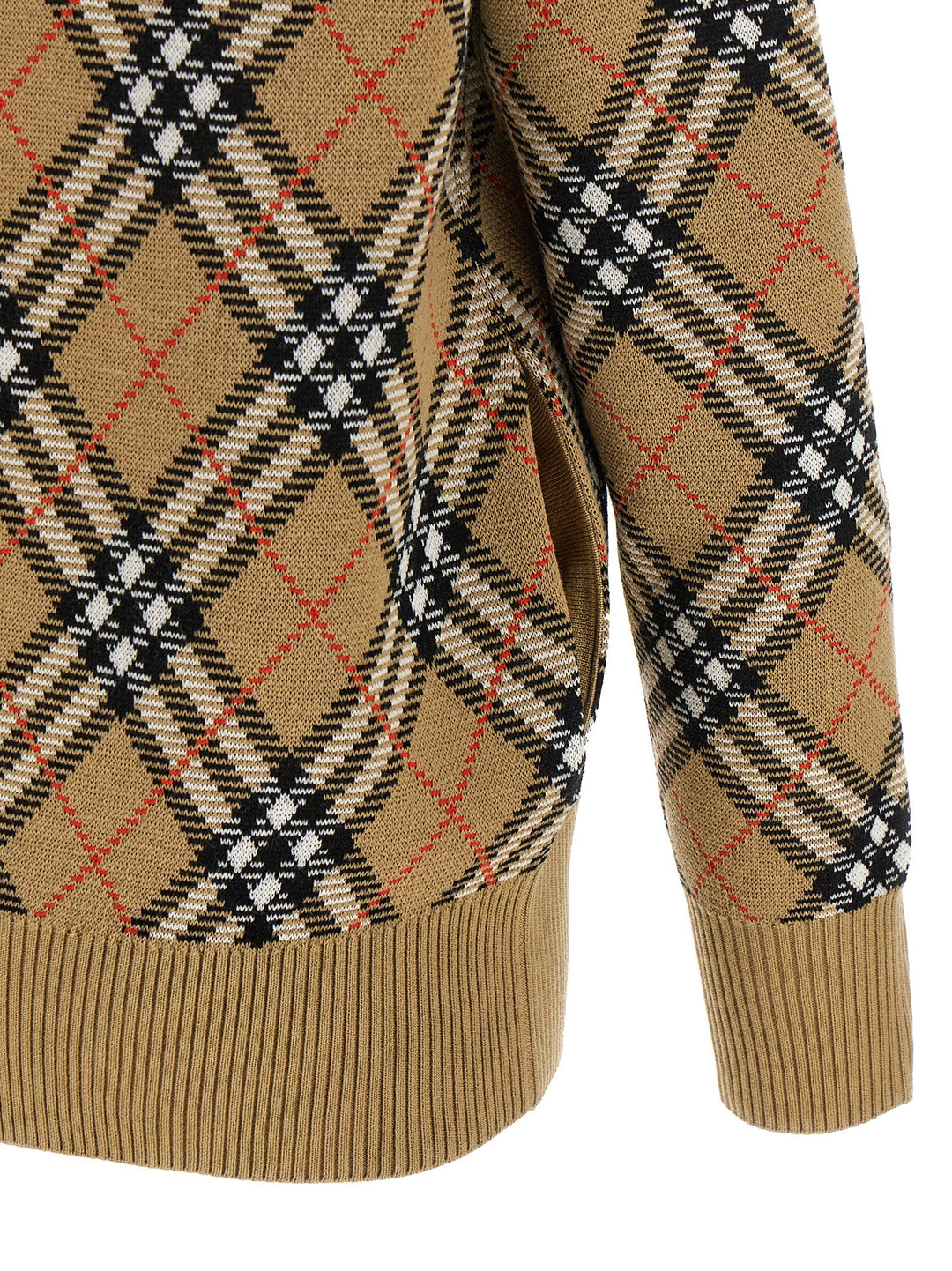 Burberry Cardigan Burberry Check Sweaters and Cardigans - Beige | 09f4145c3dd820d6c0fdc71fe4f932ff649e1c44