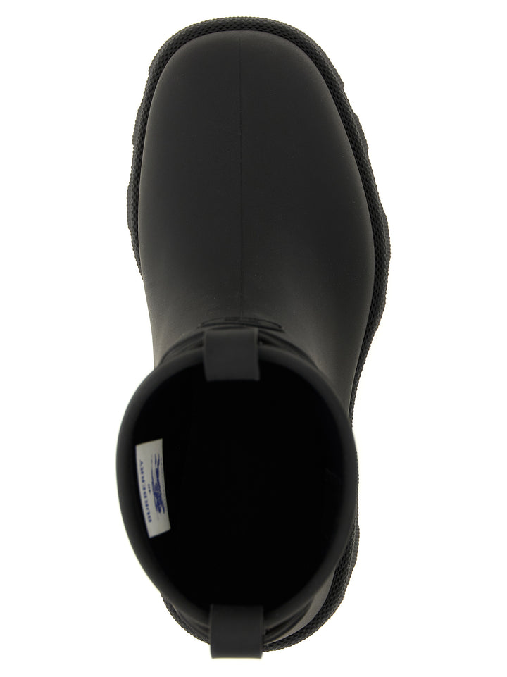 Burberry Marsh Stamp Boots and Ankle Boots - Black | 4d9423858450001076be2223ecc97badb44e1dc6