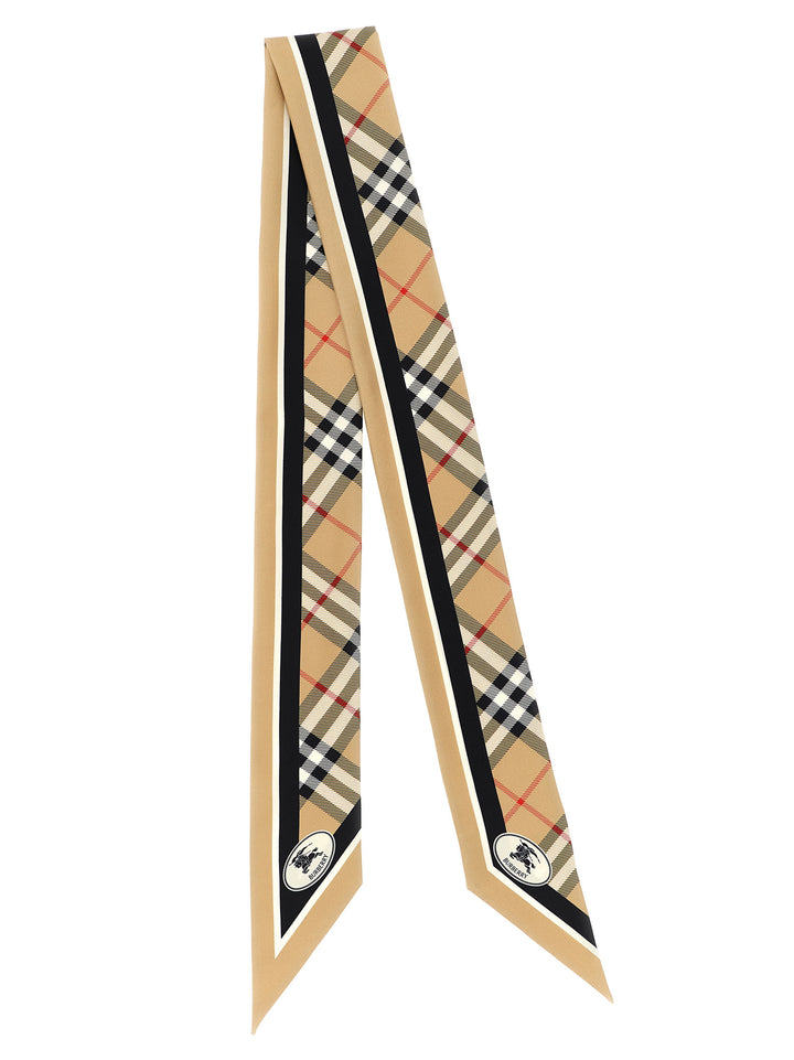 Burberry Silk Bandeau Scarves and Foulards - Beige | 9ca26a4c5e078d9a336ed7841fdfd92e4c86746e