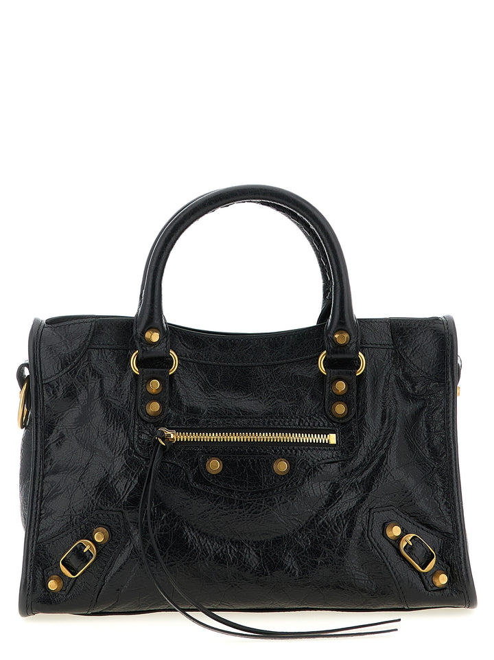 Balenciaga Le City S Hand Bags - Black | f258934edceda662adc49435e03505ee1a1264d7