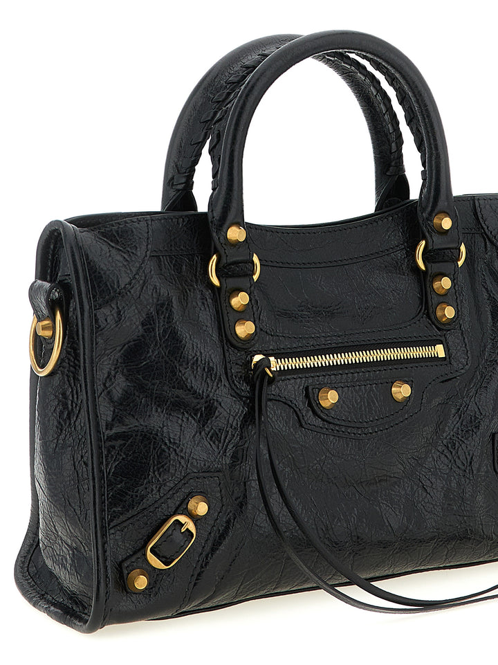 Balenciaga Le City S Hand Bags - Black | 00df15f1e4b77be7aed8f4b8989c737a7be194a7