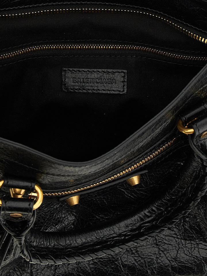 Balenciaga Le City S Hand Bags - Black | ce85ac8401e460b5770caf6bb885513a540412cf