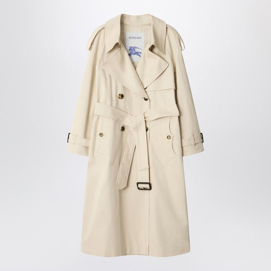 Light Beige Cotton Fitzrovia Trench Coat