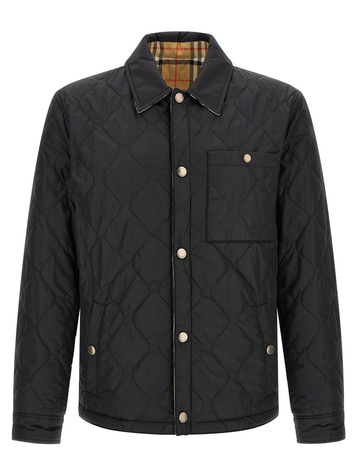 Burberry Brighton Puffer Jackets - Black | 1ff0416535cb523942627051a725417abc37b103