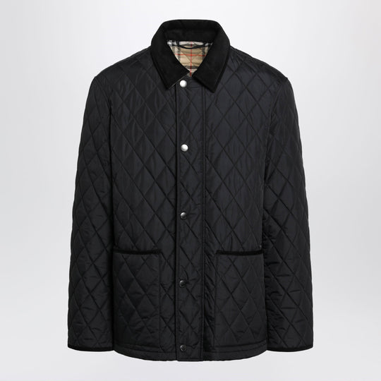 Black Haddington Quilted Nylon Jacket