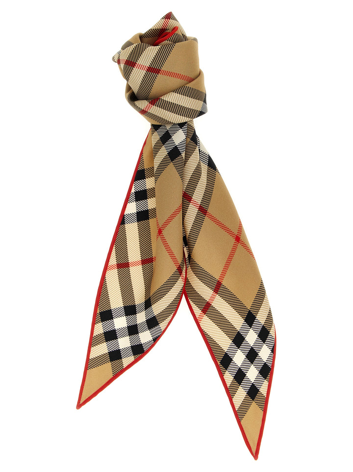 Burberry Check Silk Scarf Scarves and Foulards - Multicolor | 7a7382cd3b5111ba4d3906caf0e65737790e3667