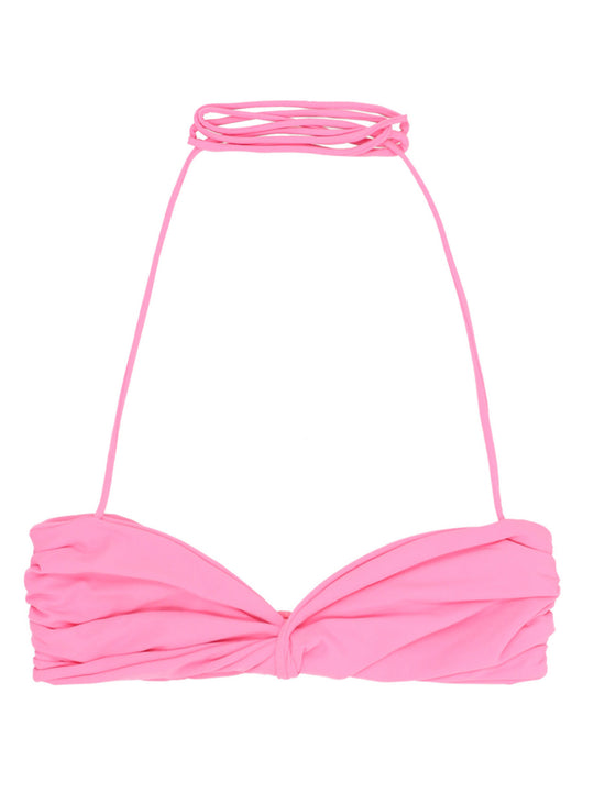 Knot Bikini Top Beachwear Pink