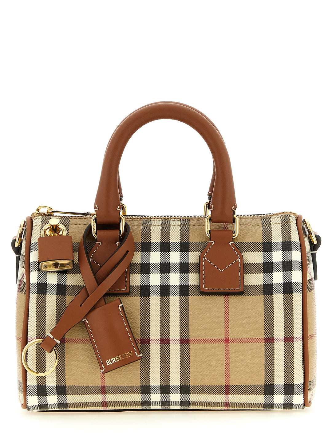 Burberry Mini Bowling Handbag Hand Bags - Beige | 211ca5af6c553134c1f5a2d0149a57ab94217ae5