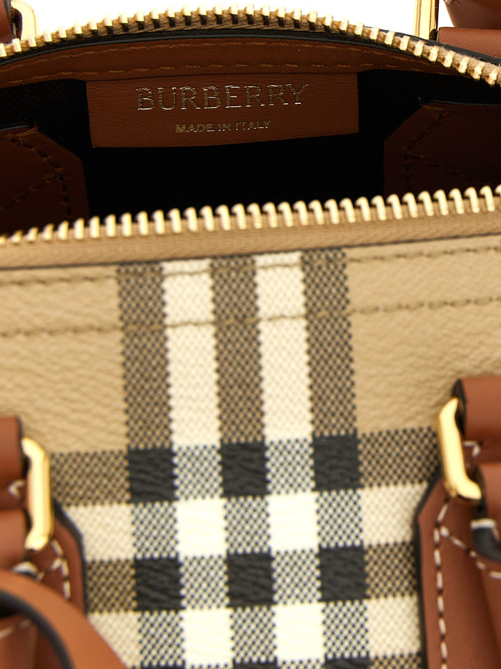 Burberry Mini Bowling Handbag Hand Bags - Beige | 334a0c80ae20de643ba3b70ea8d1904bc7830b4c