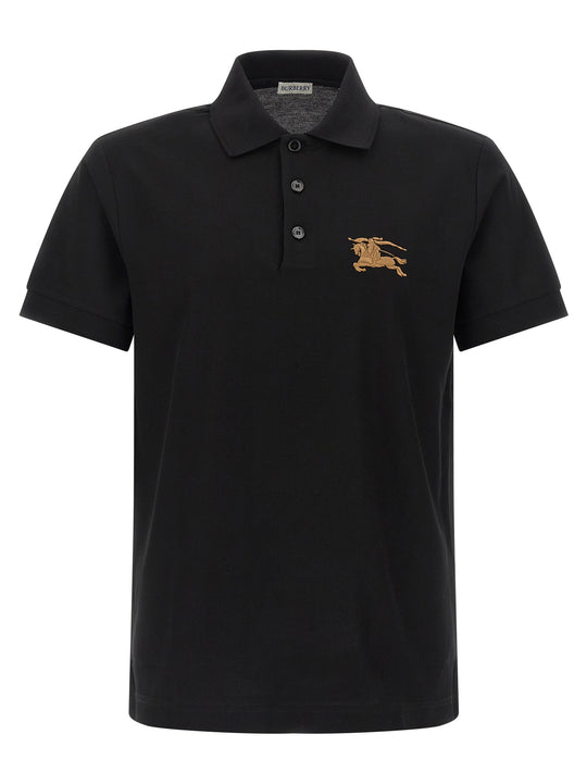 Embroidery Shirt Polo Black