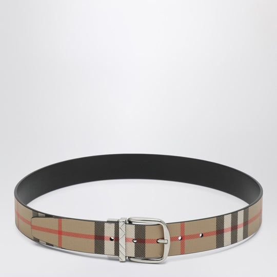 Reversible Belt With Check Buckle