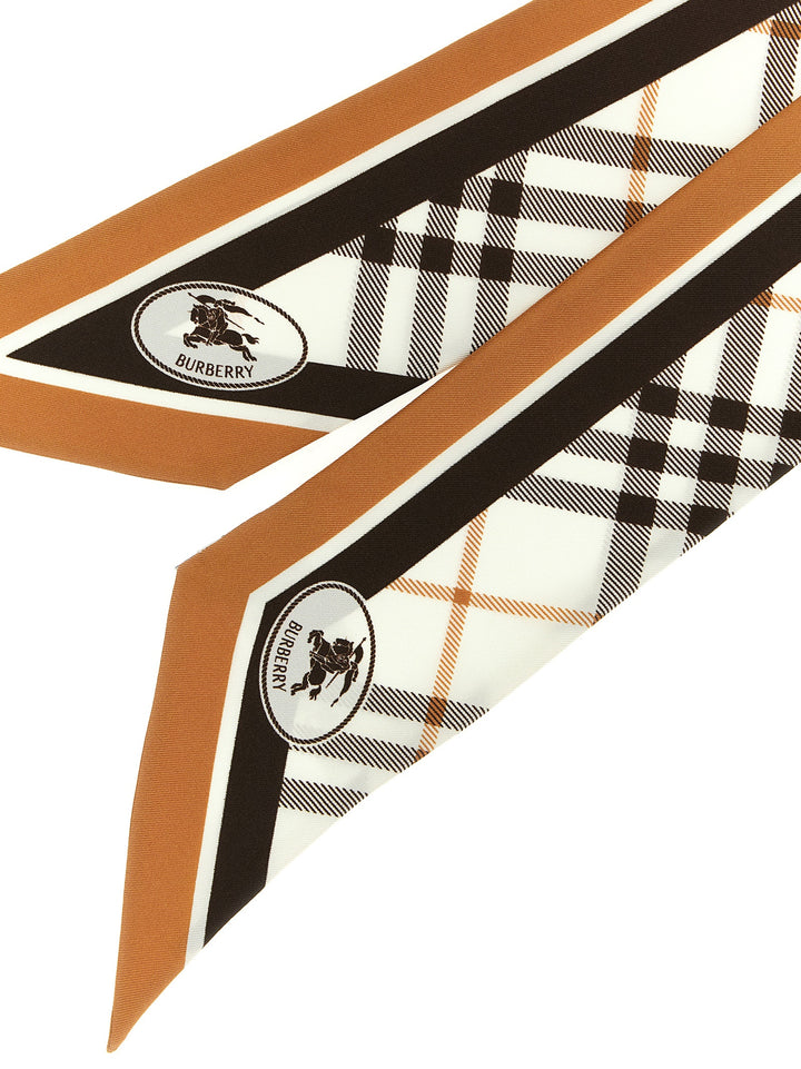 Burberry Twilly Check Scarves and Foulards - Multicolor | 0202f3714e5be32088aeb05fcc3d3c1a1a59a05e